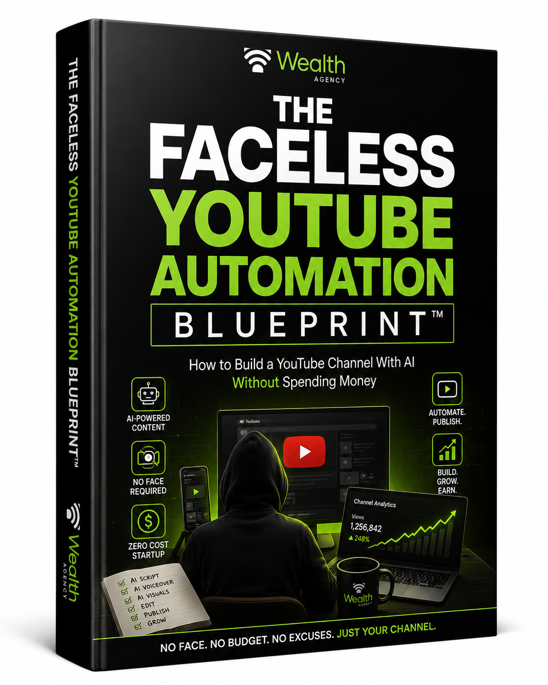 The Faceless YouTube Automation Blueprint; Cover